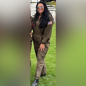 Women's Pilot Jumpsuit - Black